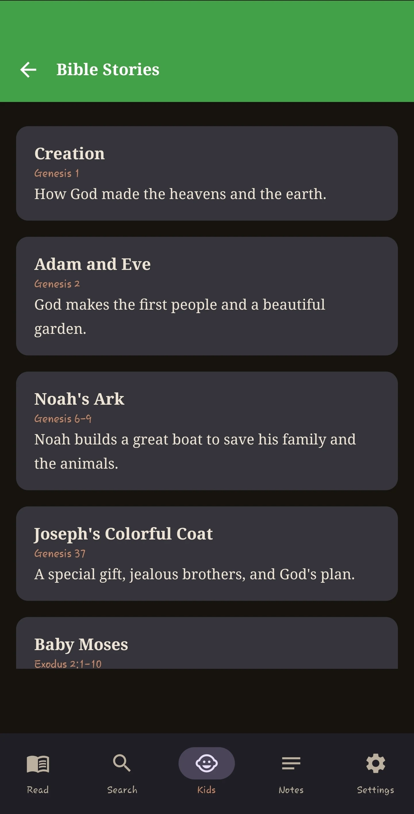 Holy Bible: Offline KJV & Kids screenshot