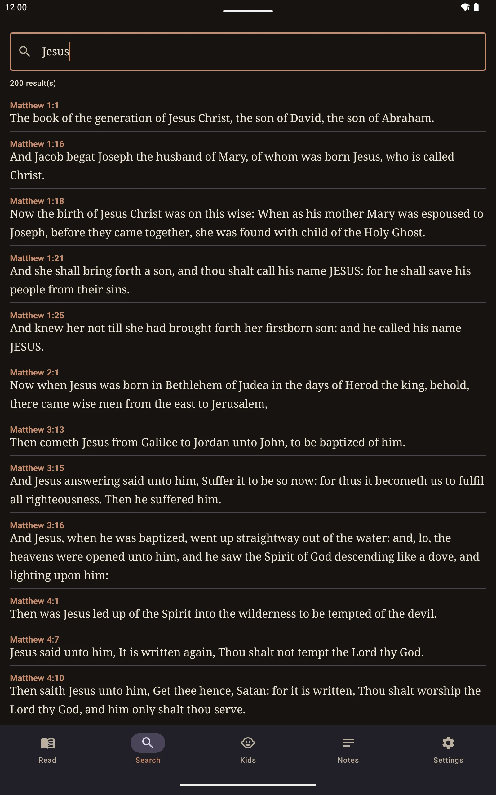 Holy Bible: Offline KJV & Kids screenshot