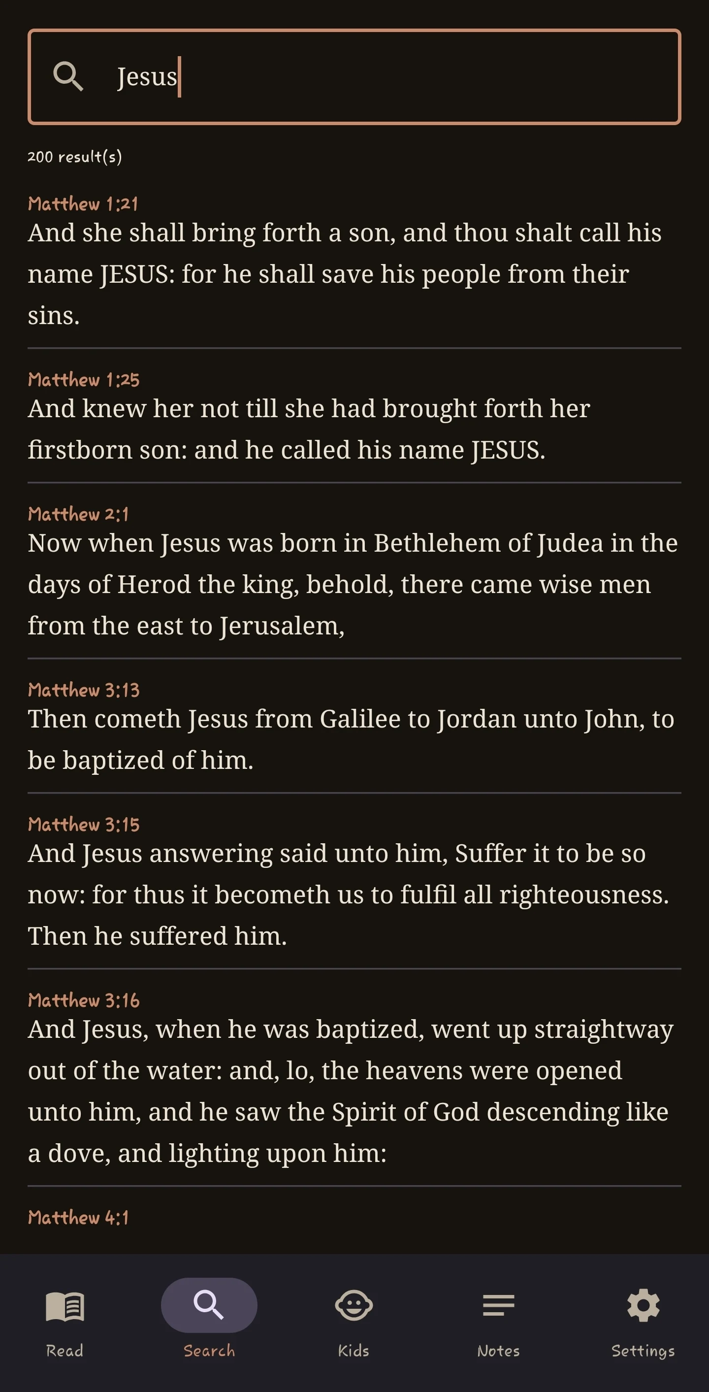 Holy Bible: Offline KJV & Kids screenshot